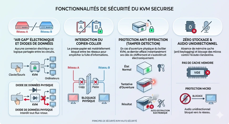 Les Critères de Sécurité d'un KVM Militaire